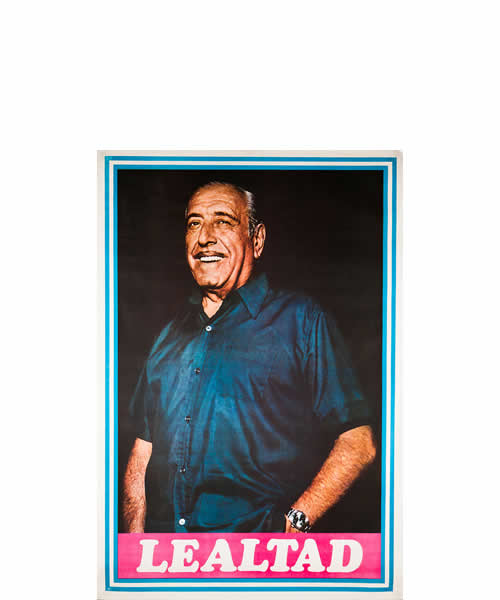 Retrato de Cámpora en el afiche utilizado por el Frejuli para las elecciones del 11 de marzo de 1973.
